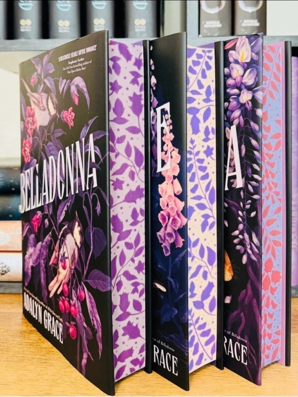 Fairyloot Signed Editions Belladonna + Foxglove + Wisteria